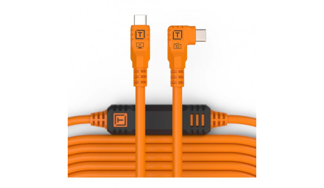 Tether Tools TetherPro USB-C USB-C parema nurga all oranž 9,4m