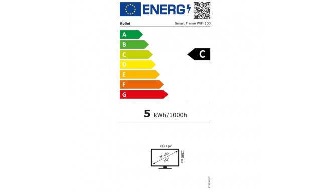 Rollei Smart Frame WiFi 106 kaasaskantav must