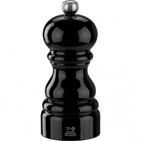 Peugeot Paris salt mill 12 cm beech wood black lacquered
