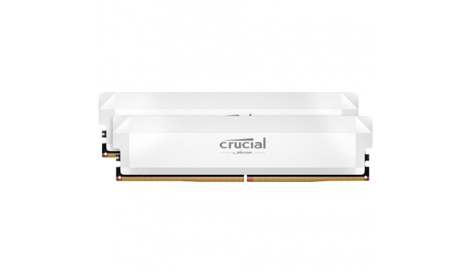 Crucial Pro DDR5-6000 Kit 32GB 2x16GB UDIMM valge overclocking
