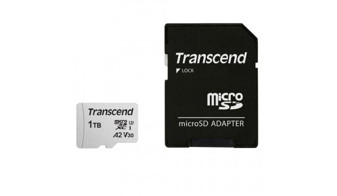 Transcend microSDXC 300S-A 1TB Class 10 UHS-I U3 V30 A2