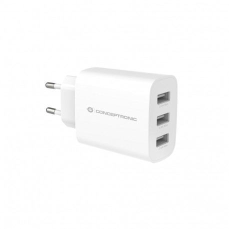Conceptronic ALTHEA13W 3-Port 30W USB-Charger