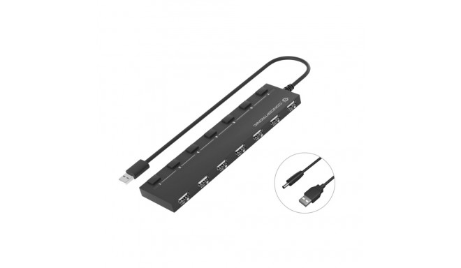 Conceptronic HUBBIES08B 7-pordiline USB 2.0 jaotur