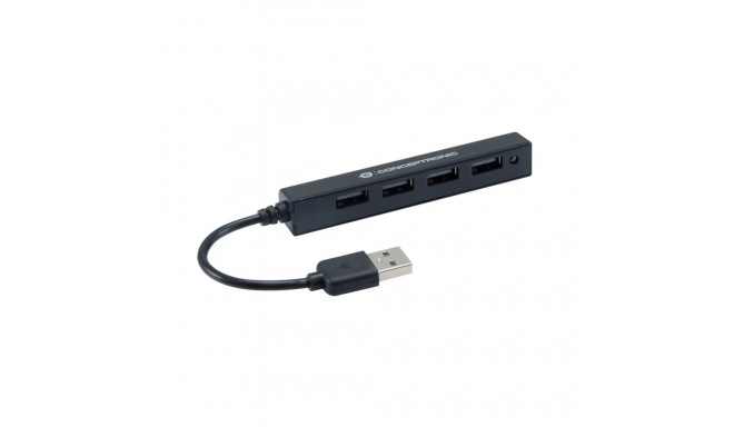 Conceptronic HUBBIES05B 4-Port-USB 2.0-Hub