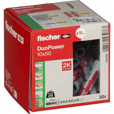 Fischer DUOPOWER 10x50 50 tk