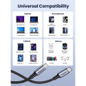 UGREEN USB-C to USB-C Alu Case with Braid 1m