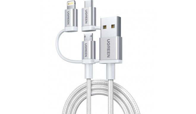 UGREEN 3-ühes USB2.0-A multifunktsionaalne kaabel