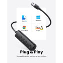 UGREEN USB 3.0 4-Port Hub 1m Black
