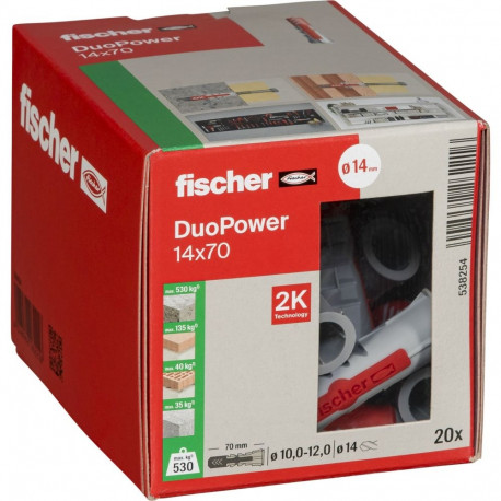 Fischer DUOPOWER 14x70 20 tk
