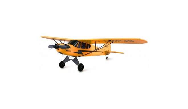 AMEWI Piper J3 Cup gyroga 3-kanaliline RTF kollane