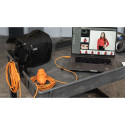 Tether Tools USB-C to Micro-B- Cable-System 9,40m right orange