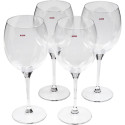 Alessi Mami-XL Komplekt 4 Valge Veini Klaasi SG119/1S4