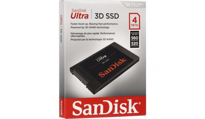 SanDisk SSD Ultra 3D 4TB SDSSDH3-4T00-G26