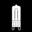 Osram Halogen Oven Bulb G9 25W 230V FS1 clear