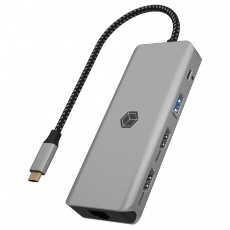 ICY BOX IB-DK4012-CPD 9-ühes mobiilne dokkimisjaam