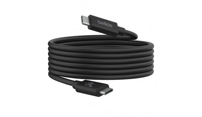 Belkin USB4 kaabel USB-C/USB-C 2m 240W, 20Gbit/s, sw. INZ004bt2MBK