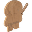 OTOTO Ninja Board Cutting Board & Knife