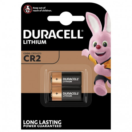1x2 Duracell liitium CR2 foto patarei 3V 800mAh CR15H270