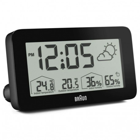 Braun BC 13 BP DCF Radio Weather Station black