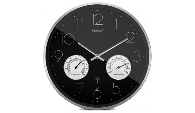 Mebus 12988 radio wall clock with Thermo-Hygrometer