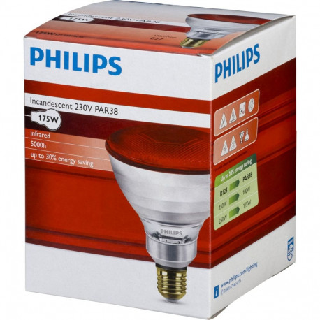 Philips infrapunalamp PAR38 IR 175W E27 230 punane