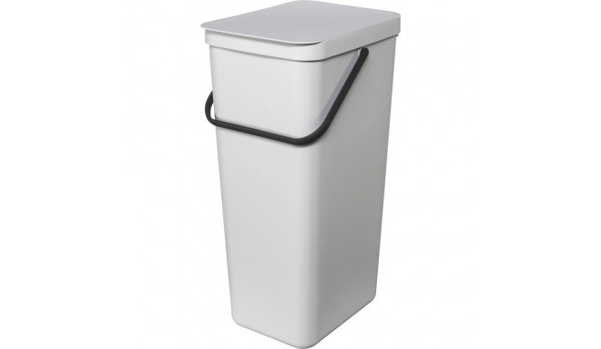 Brabantia Sort & Go Waste Bin Light Grey 40 L