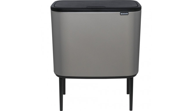 Brabantia prügikast Bo Touch Bin mineraal betoonhall, 3 x 11 L