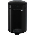 Brabantia pedaaliga prügikast Newicon 3,0 L must matt