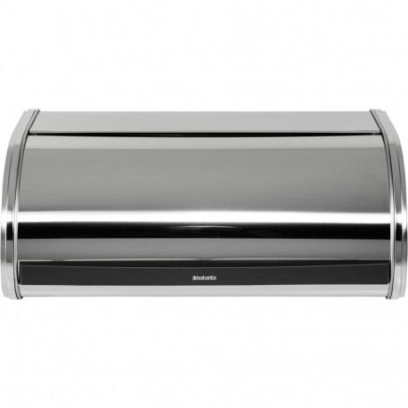 Brabantia Roll Top Bread Bin steel glossy