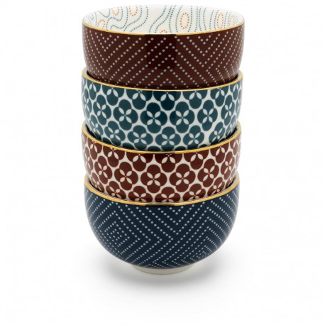 Bredemeijer teekausid Pucheng 4-komplekt portselan petrooleumipunane 153021