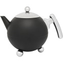 Bredemeijer Teapot Bella Ronde 1,2l black matt / chrom 101006