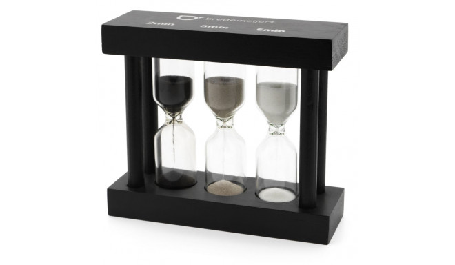 Bredemeijer Tea Timer 3fold black 2/3/5 Minutes 195005