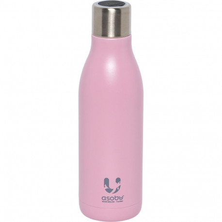 Asobu UV-Light Bottle Pink, 0.5 L
