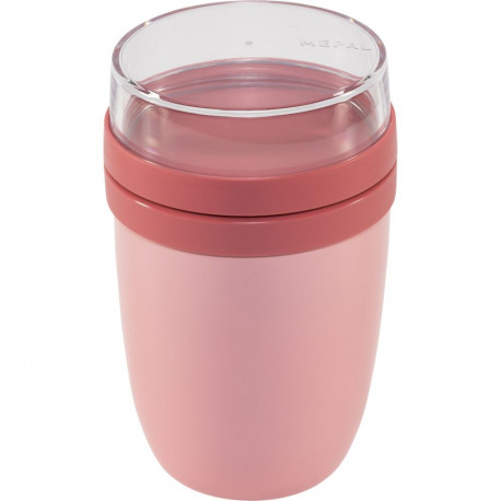 Mepal Thermo-Lunchpot Ellipse stl.steel nordic pink, 500+200ml