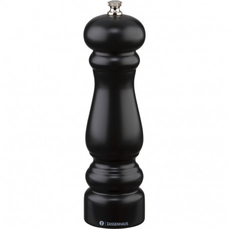 Zassenhaus pepper mill Potsdam beech wood black, 20 cm