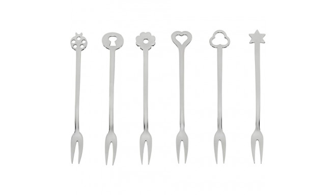 Sambonet New Portafortuna Inox 6 Party Forks