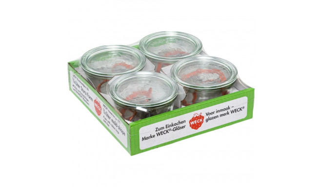 WECK Mold Jar 0,25l Set of 4