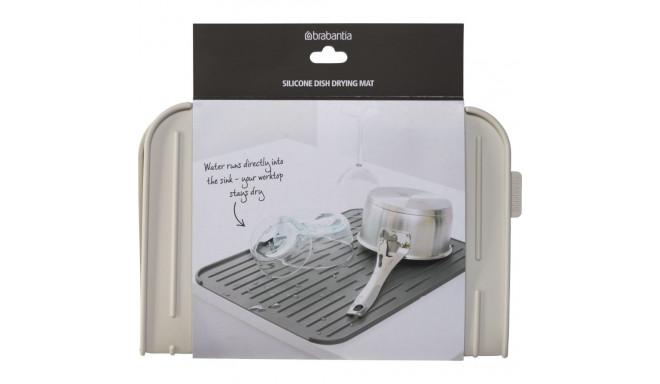 Brabantia Draining Mat Silicon Light Grey