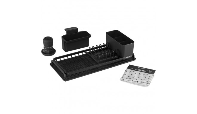 Brabantia Drainer Rack Set Dark Grey