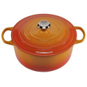 Le Creuset Signature ümmargune pajaroog 28 cm vulkaaniline