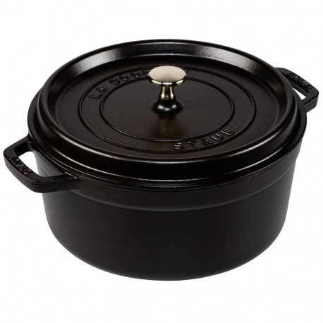 Staub 26cm must ümmargune malmist hautamisnõu