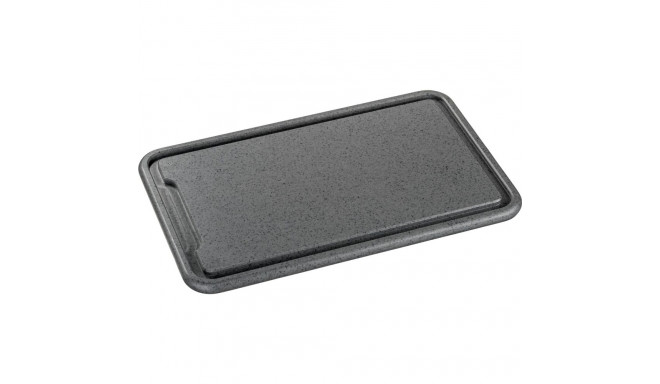 Zassenhaus Carving Board Plastic Dark Grey 36x23x1,5cm