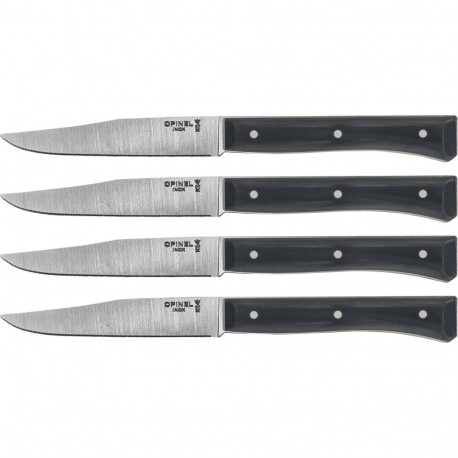Opinel Table Knives Facette Set of 4  Slate