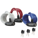 3x1 Master Lock 8mm Kaablilukk 8127EURTRI
