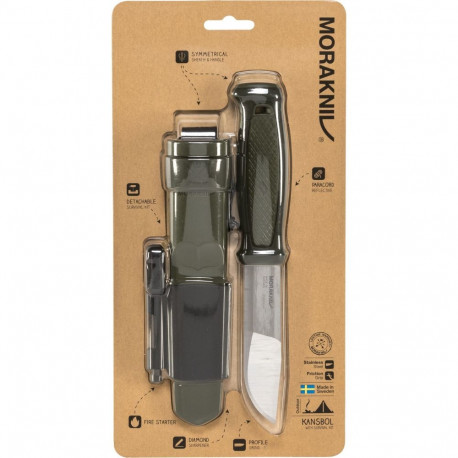 Morakniv Kansbol koos Survival-Kit roheline