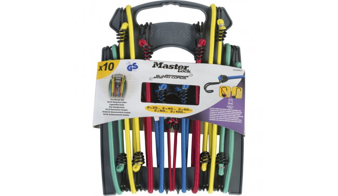 10x1 Master Lock Twin Wire Elastic Cords   3043EURDAT