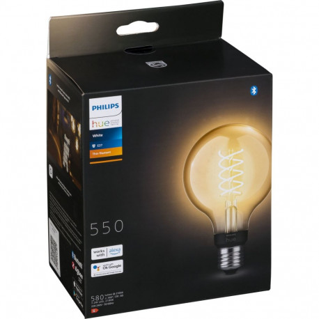 Philips Hue valge filament E27 globe G93 550lm