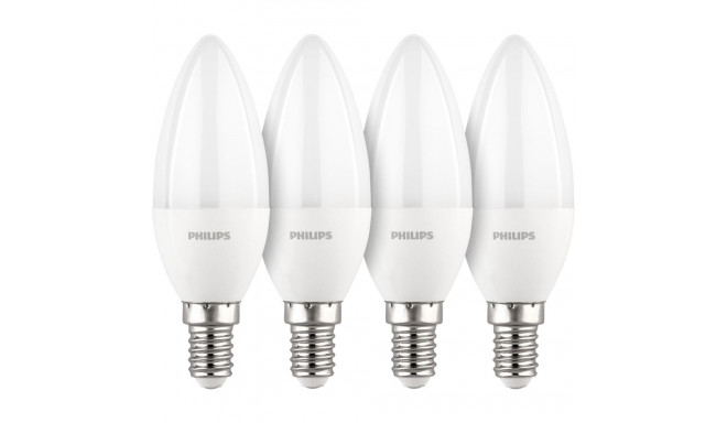 Philips LED lamp E14 4-pack küünal 40W 2700K
