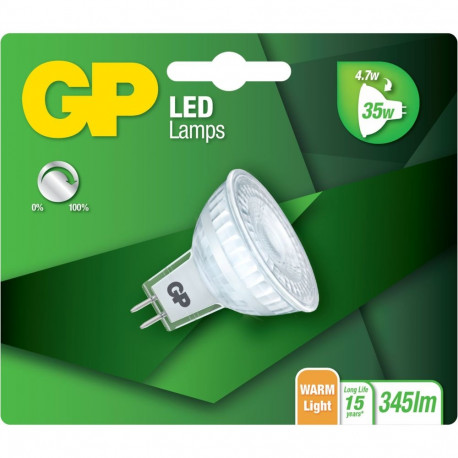 GP Lighting LED GU5.5 MR16 Refl. 4,7W (35W) 345 lm DIM GP 084983
