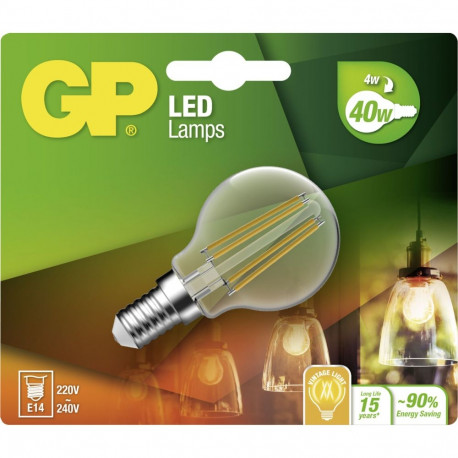 GP Lighting Filament Mini Globe E14 4W (40W) 470 lm GP 078142